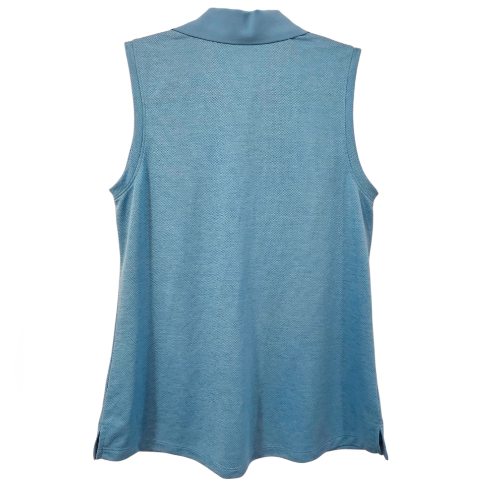 NWT Walter Hagen Women's Clubhouse Scallop Sleeveless Polo Size M - Picture 3 of 7